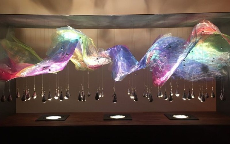 Light objects made in various techniques using different materials